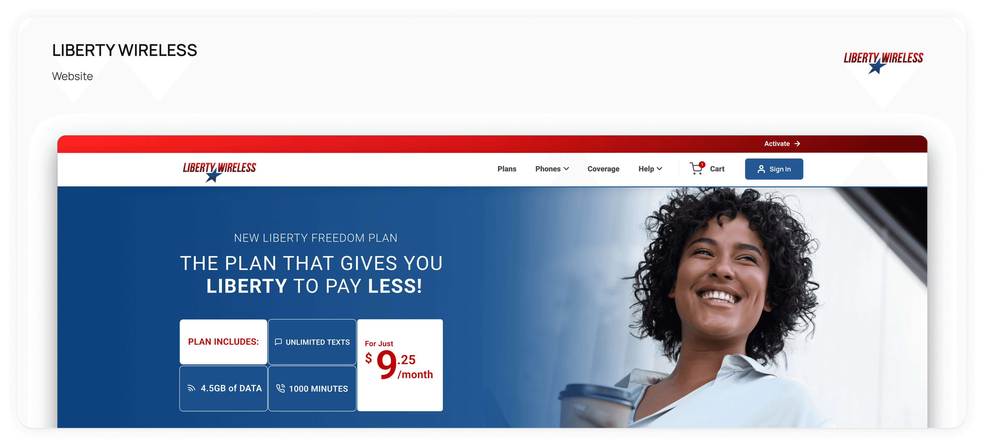 Liberty Wireless Website